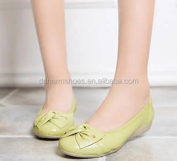 Wholesale colorful loafers shoe for women ladies flat 2016