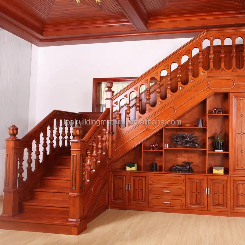 
Hot sale duplex staircase wooden staircase classic staircase 