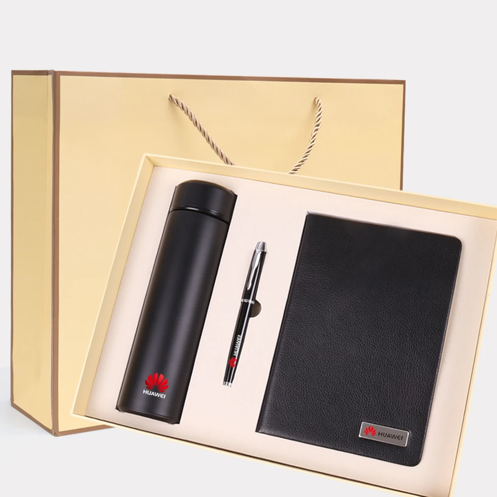 High-end Business Gift Set Customized Logo Notebook Pen High-end Practical Thermal Cup Enterprise Gift Box Mug Gift Set
