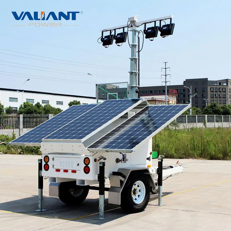 solar energy mobile led flood light plants for sale in alberta