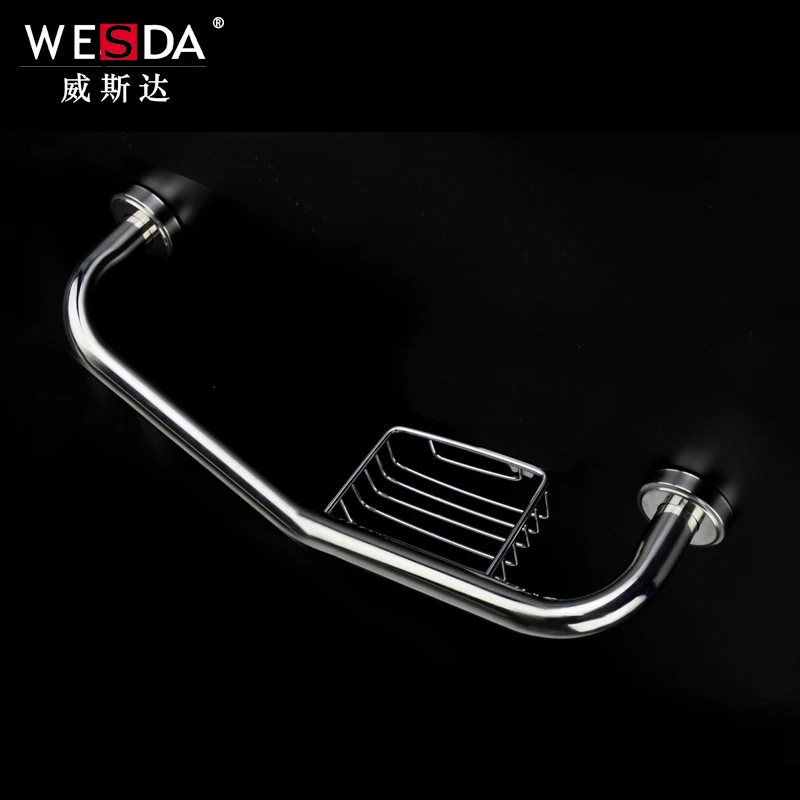 
Bathroom accessories stainless steel grab Bar for disabled handicap with basket 0127 