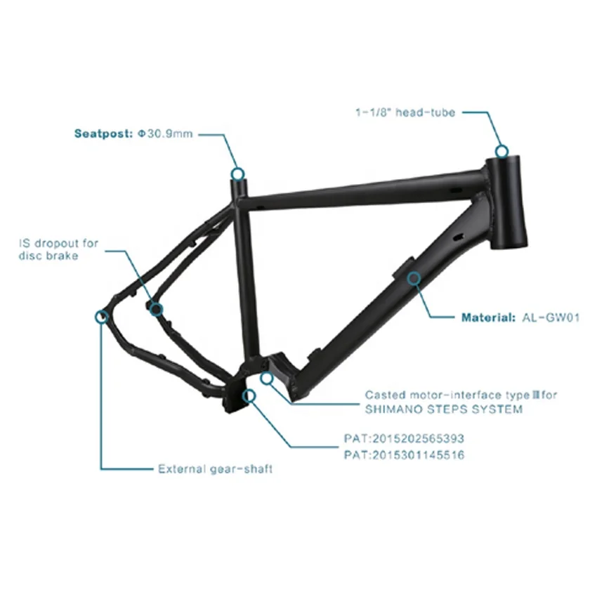 2019 New Product 26 inch Alloy Bicycle Frame Mountain Bike Frame Made in China