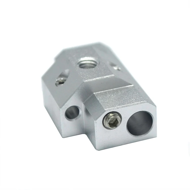 GIULY E3D Cyclops+ Aluminum 3D Printer Heater Block For 2 in 1 out Hot end