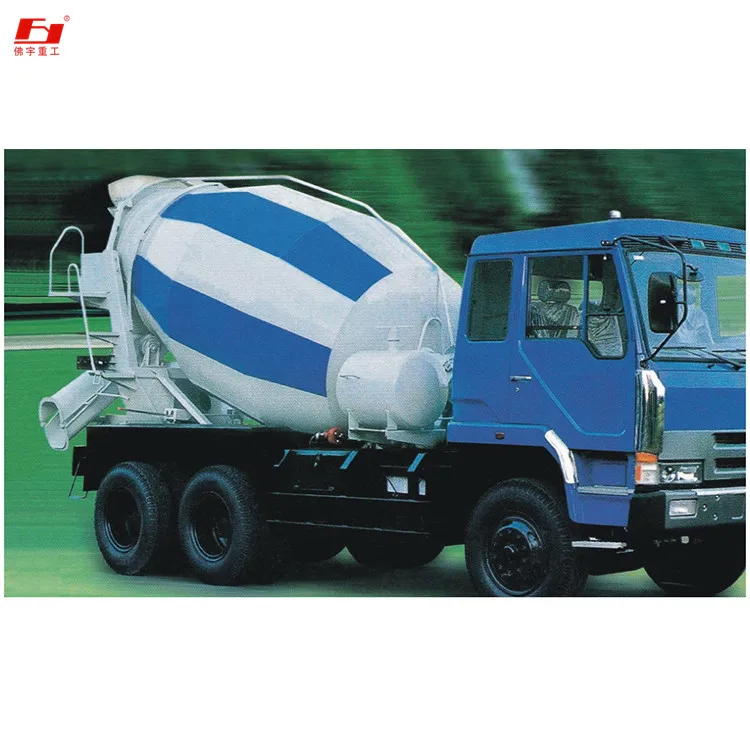 Concrete machine mixer transport mixing truck with auto water feed system Responsible concrete for the transportation