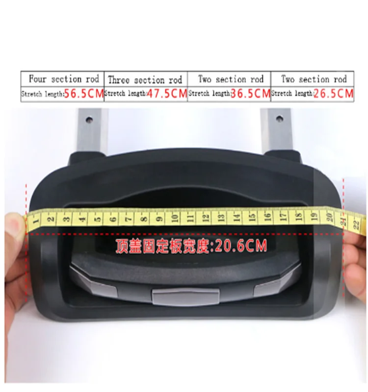 Luggage Suitcase Telescopic Handle Replacement Spare Part Pull Out Handle Bag Parts & Accessories