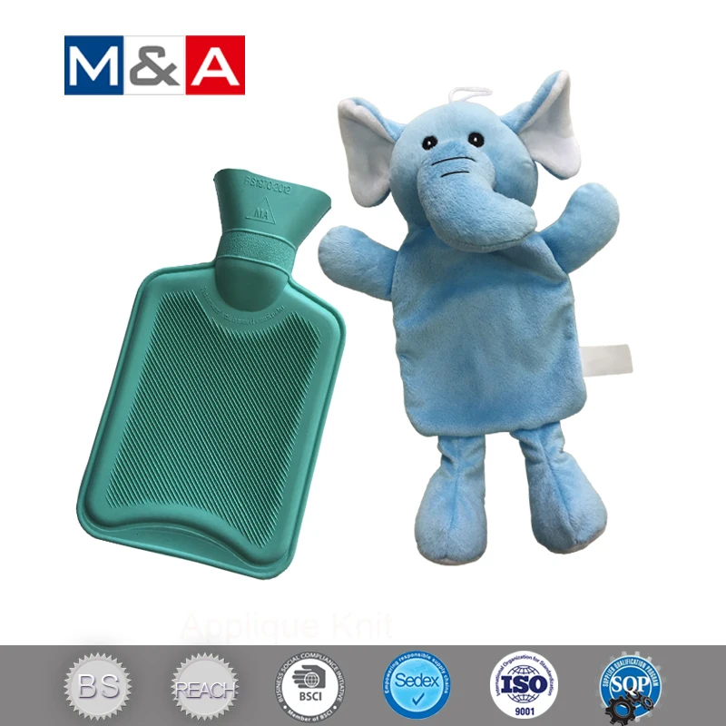 ISO Certificate Fast Delivery knitted hot water bottle rubber