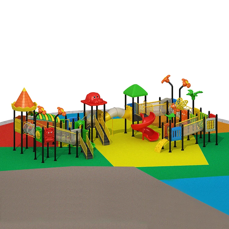 NEW commercial playground children outdoor playground outdoor plastic outdoor playground combined slide