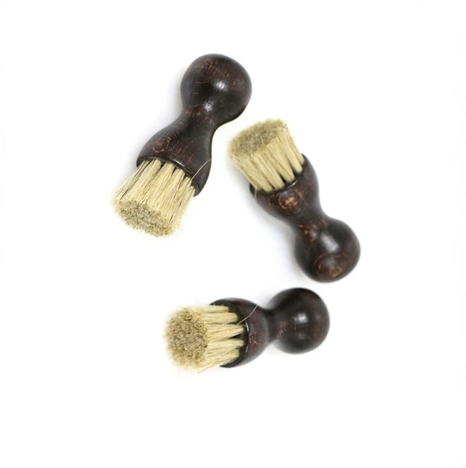 
30 Years Professional manufacturer Shoe Shine Brushes with Pig Hair 