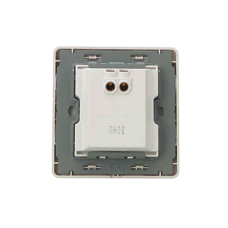 BIHU UK Стандартный Золотой один банда способ плоская кнопка настенный