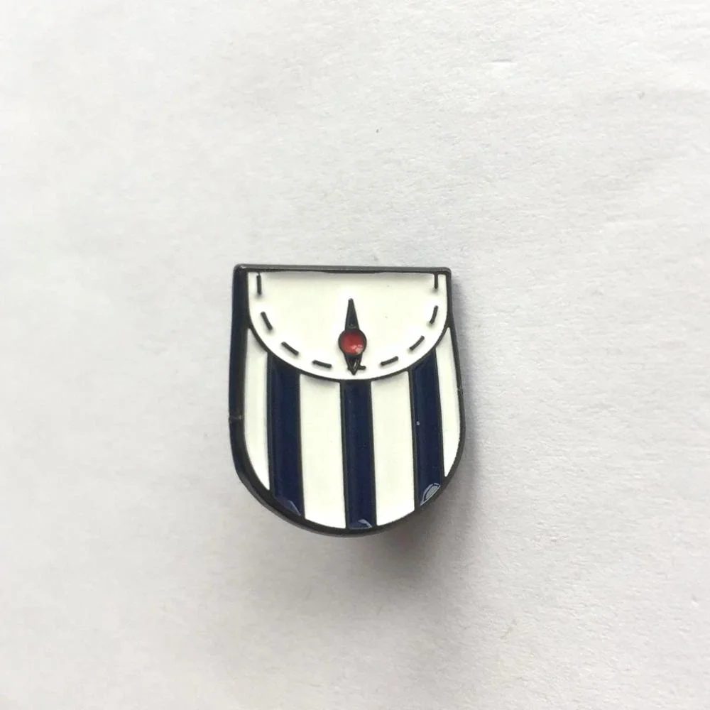 Custom black metal cute bag soft enamel lapel pin