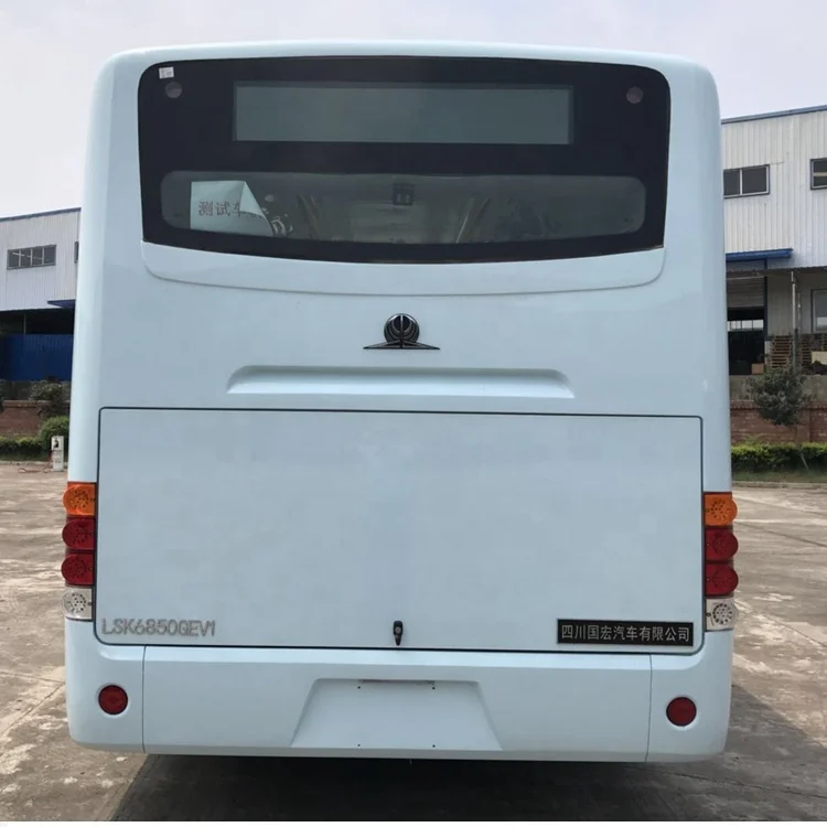 
New 8 meter lithium battery zero emission electric bus 