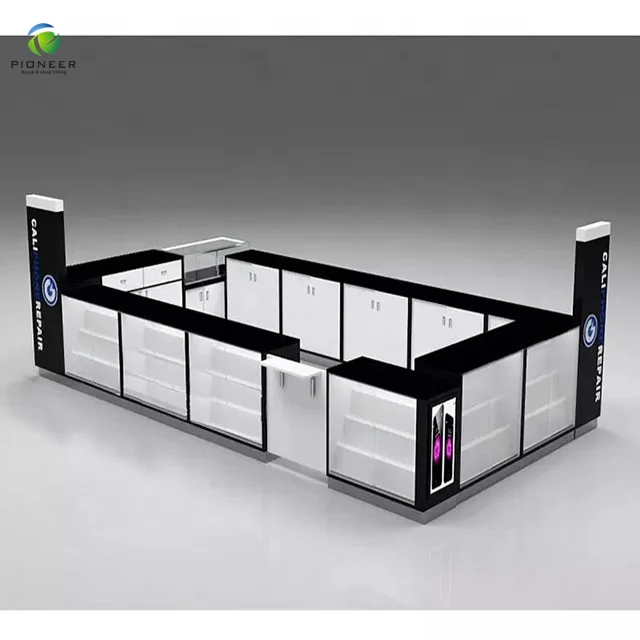 Pioneer Mobile Phone Display Cabinet Cell Phone Kiosk For Shop Counter Design (62210232655)