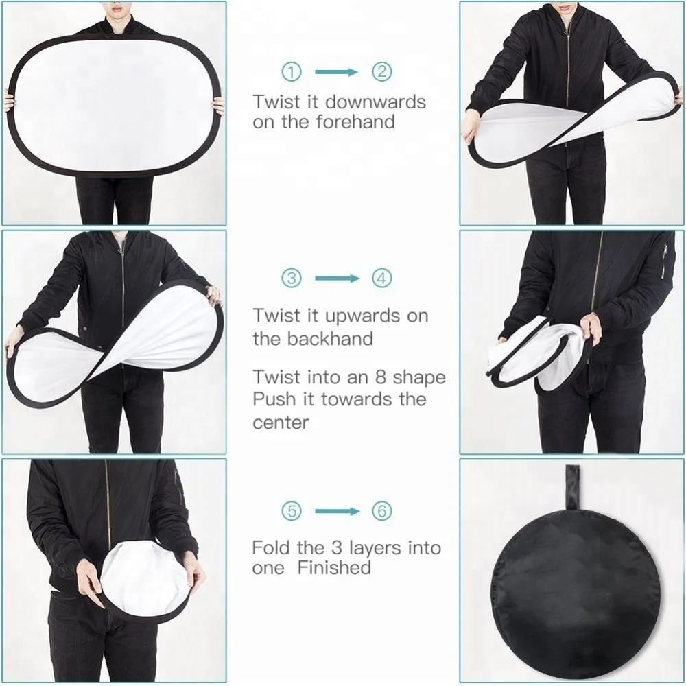 7 in 1 Photo Studio Collapsible Light Reflector