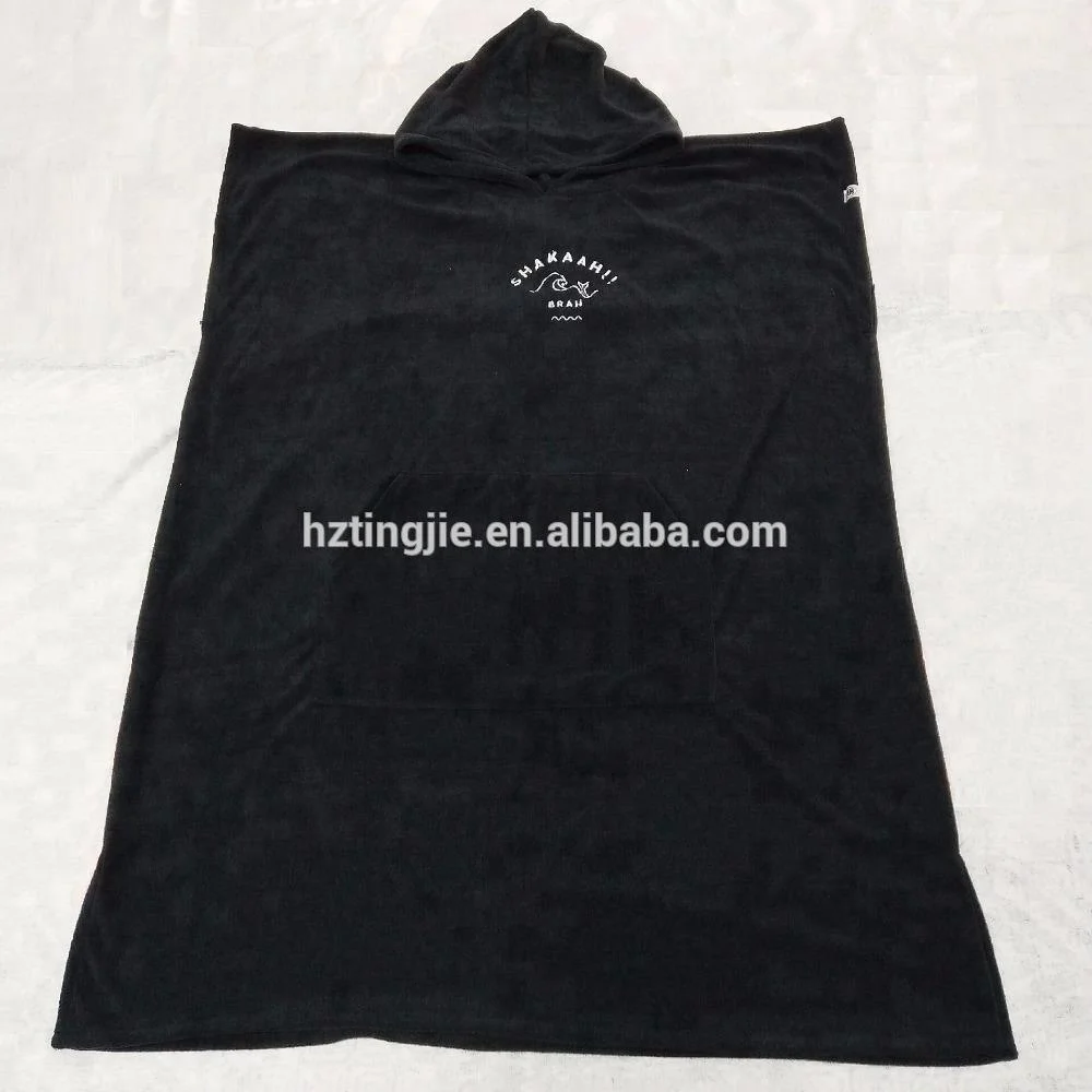 
OEM Wholesale Microfiber Surf Poncho Hooded Towel 