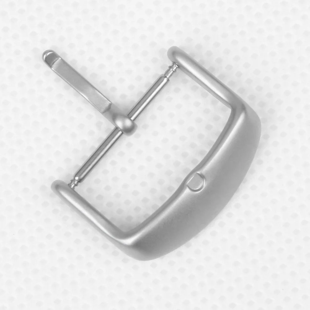 Matte Stainless Steel Buckle Silver  Buckle Watch Parts Watch Buckle in 18mm 20mm 22mm
