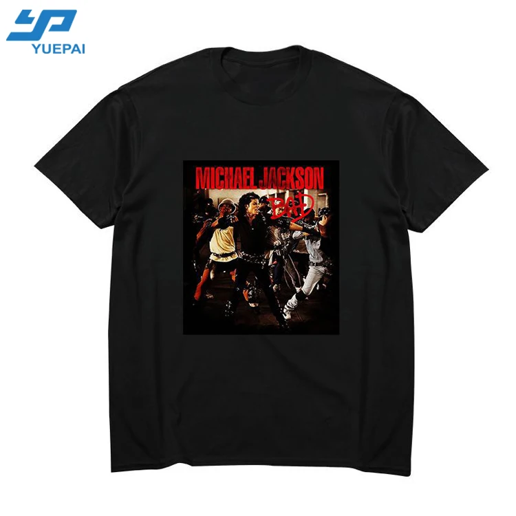 Summer 2020 customizable print fashion michael jackson T-shirt