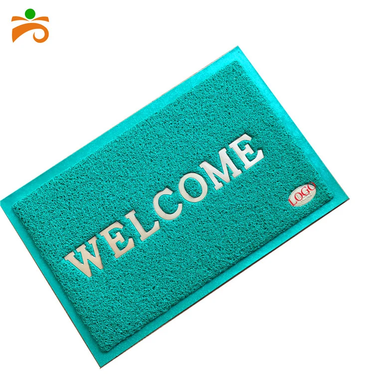 Лапша катушки спагетти Нескользящие ПВХ Добро пожаловать Вход коврики