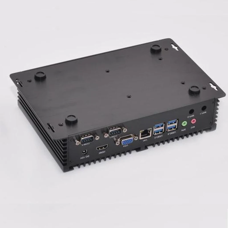 Fanless Embedded Industrial Computer with I5-8250U CPU supports 2xRS232 and 7xUSB (2 WIFI Antenna)