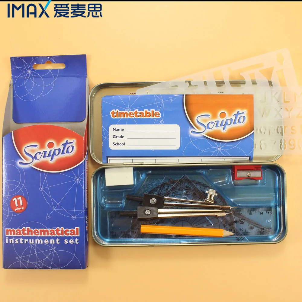 Новейшая африканская Геометрическая коробка для инструментов 11 шт. для студентов