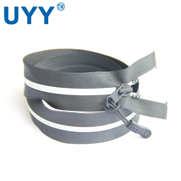 
Custom reflective strip 5# waterproof nylon zipper 