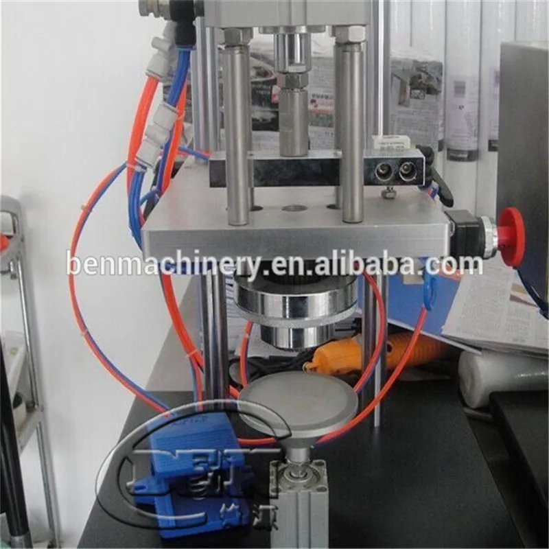 Factory Price Tabletop Electric Beverage Food Glass Plastic Metal Flat Screw Semi-auto Bottle Capping Machine