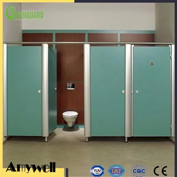 Amywell Waterproof Customized Size Hpl Panel Toilet Cubicles Partition