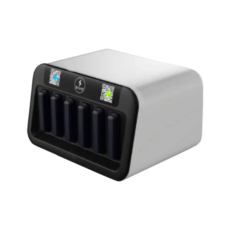 Europ Model Sharing Power Bank Station Fashion Design Shared Power Bank Rental Kiosk Station 5000 MAH AC 110-220V 50-60hz 3000 G