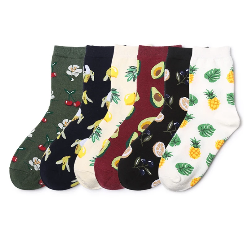 
Promotion Spring summer Novelty Socks Women Kawaii Animal Fruit Socks Plant Funny Calcetines Mujer 