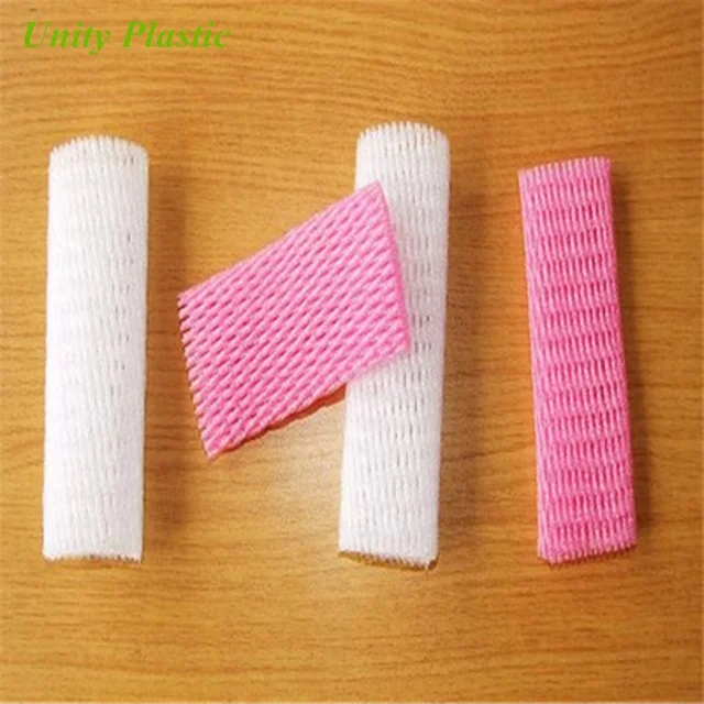 Fruit vegetable bottle package foam sleeve net,mango fruit cover