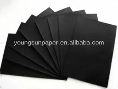 300g черная бумага с покрытием черный цвет бумаги