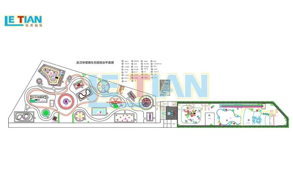 Professional and Practical Playground Planning and Design  Park Planning and Design for Sale