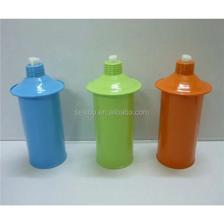 
Colored Metal Replacement Canister For Citronella Oil 