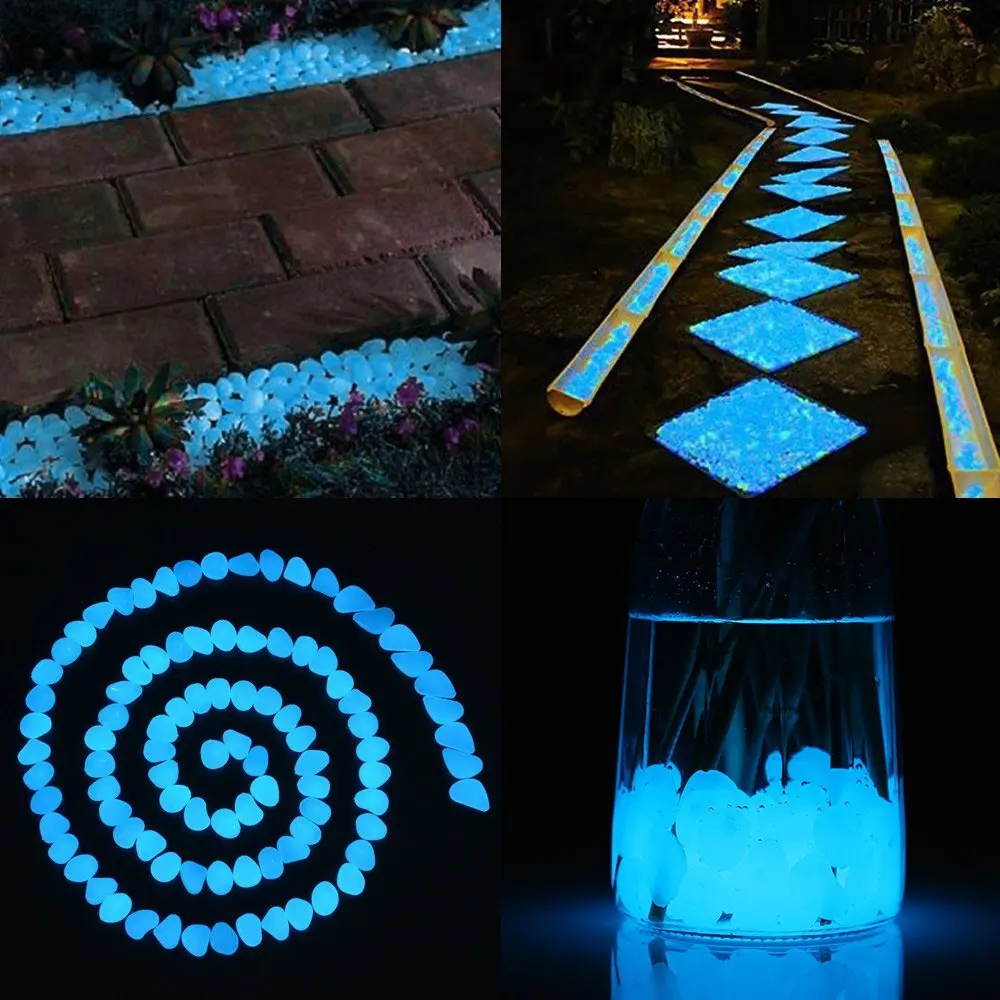 Luminous Pebbles Glow Stones For Garden Decoration