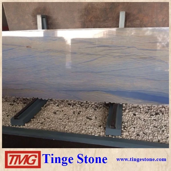 Factory Direct Sale Brazil Azul Bahia Marble Slab Price