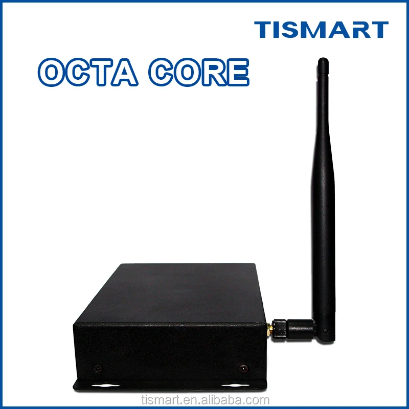 Tismart новейшая модель octa core 2 ГГц управление android tv box Цифровой информационный медиаплеер для usb медиаплеера