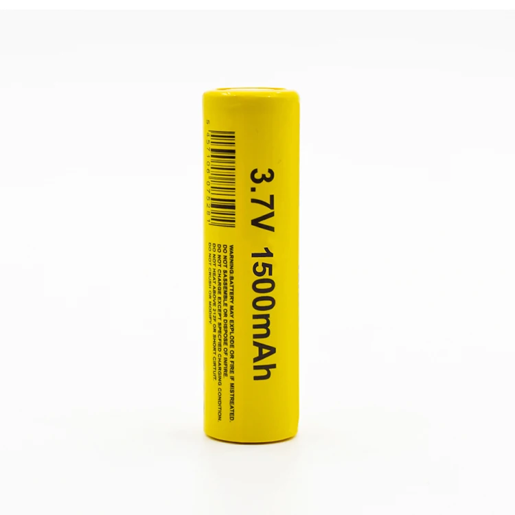 
2019 lithium titanate battery battery lithium ion 18650 3.7V 1500mAh for other power tools 
