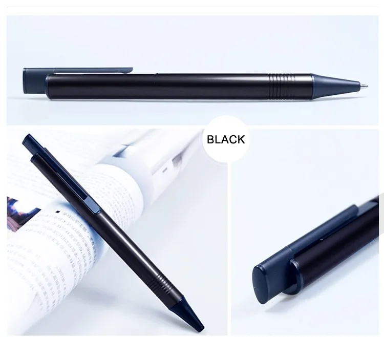 Wholesale 1.0mm Writing Click Ball Refill Ink Ballpoint Pens With Engraved Logo
