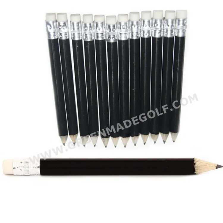 144 Green Half short mini golf score pencil Golf Hexagonal #2 Pencils