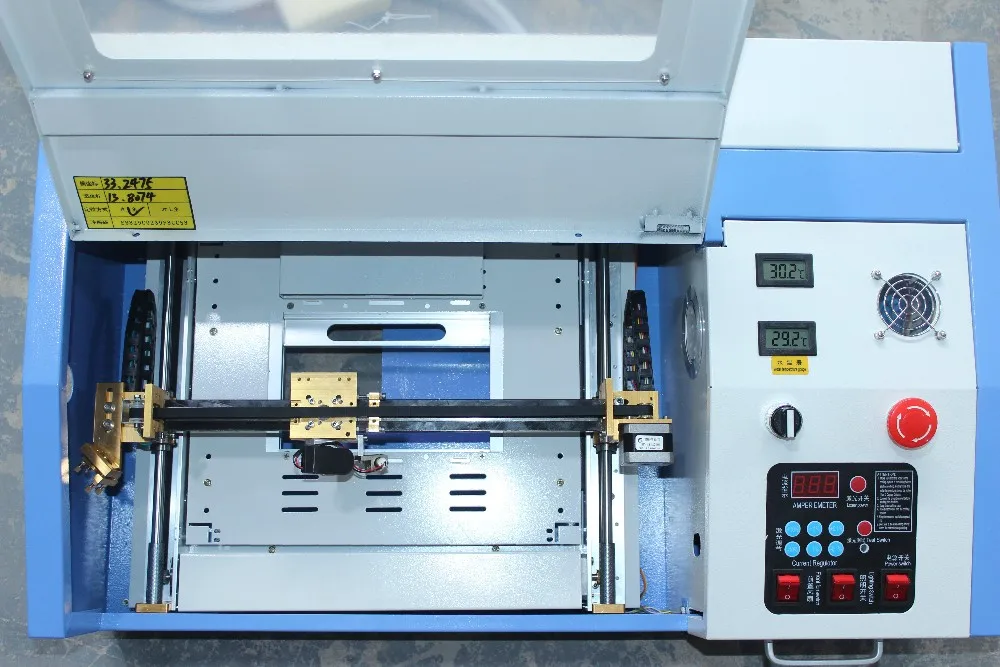 Best machinery 30x20 laser engraver mini CO2 laser engraving cutting machine for acrylic,leather,paper