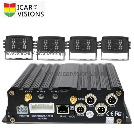 
4ch 8ch 1080P AHD mdvr with gps 3g wifi car dvr car recorder live monitoring 