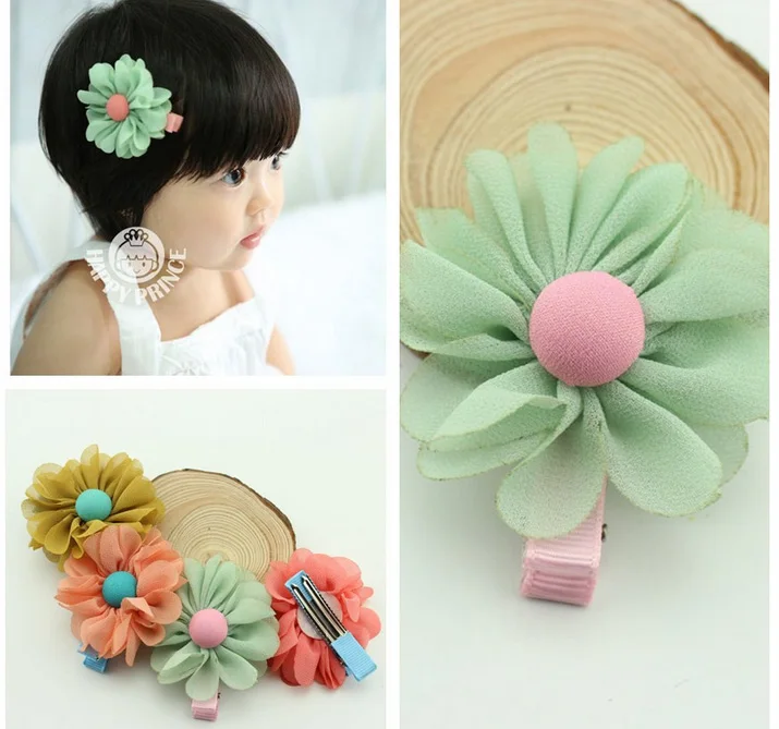 10pcs Novelty Kids Hair Jewelry Accessories Para Cabelo Cute Sun Flower Baby Hairpins Toddler Girl font