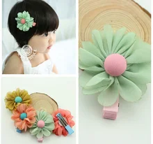 10pcs Novelty Kids Hair Jewelry Accessories Para Cabelo Cute Sun Flower Baby Hairpins Toddler Girl font