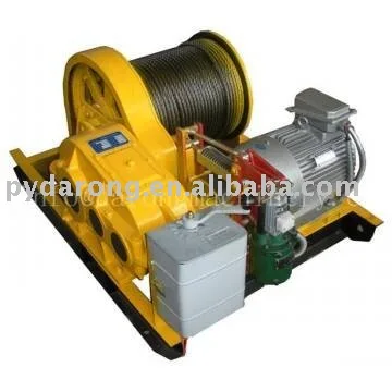 2 Ton electric wire rope lifting and pulling winch auto stop