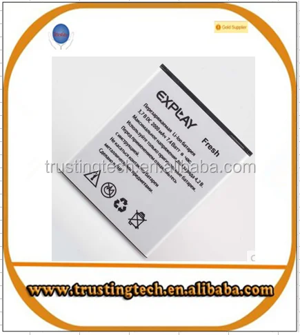3.7 В, 2000 мАч, 100% новое и оригинальное сотового телефона аккумулятор для Explay (Explay) Свежие Батареи