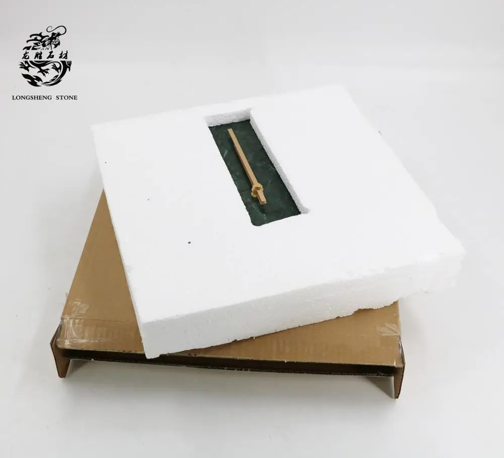 Wholesale 12 Inch Luxury White Marble Wall Clock Large Size Personalized Living Room Clock with Alarm Function Separates Design