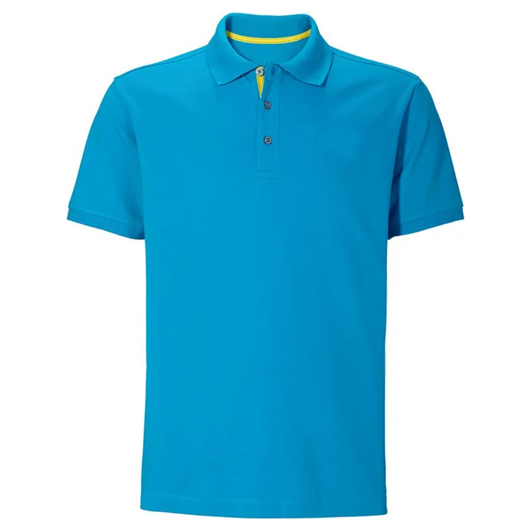 blank 100 cotton t shirts, organic cotton t shirt, mens clothing polo shirt with button(7 years alibaba experience)