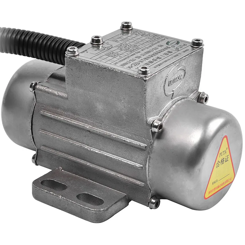 Вибрационный двигатель, маленький прочный горизонтальный Вибрационный двигатель, 30 50 Вт, 110 В переменного тока, 220 В, нержавеющая сталь, 3000 об/мин, 50 Гц, питатель