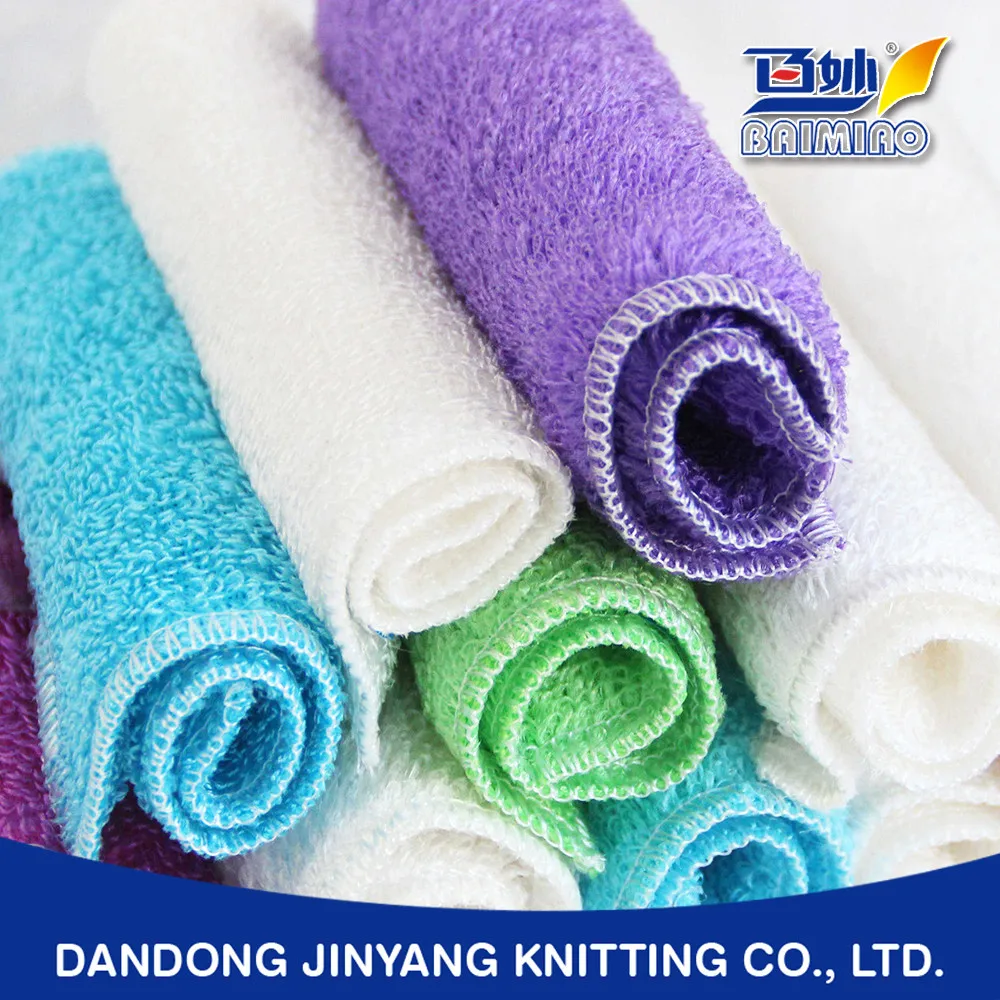 Склад экологичный бамбуковое волокно блюдо для очистки вытирая тряпки из махровой ткани