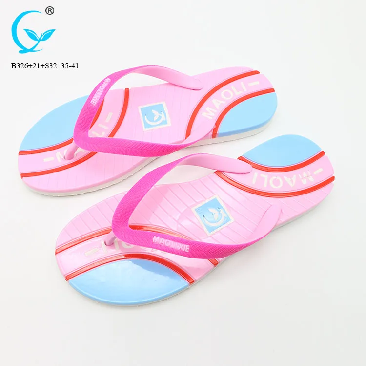 rubber flip flops chappal ladies pvc slippers