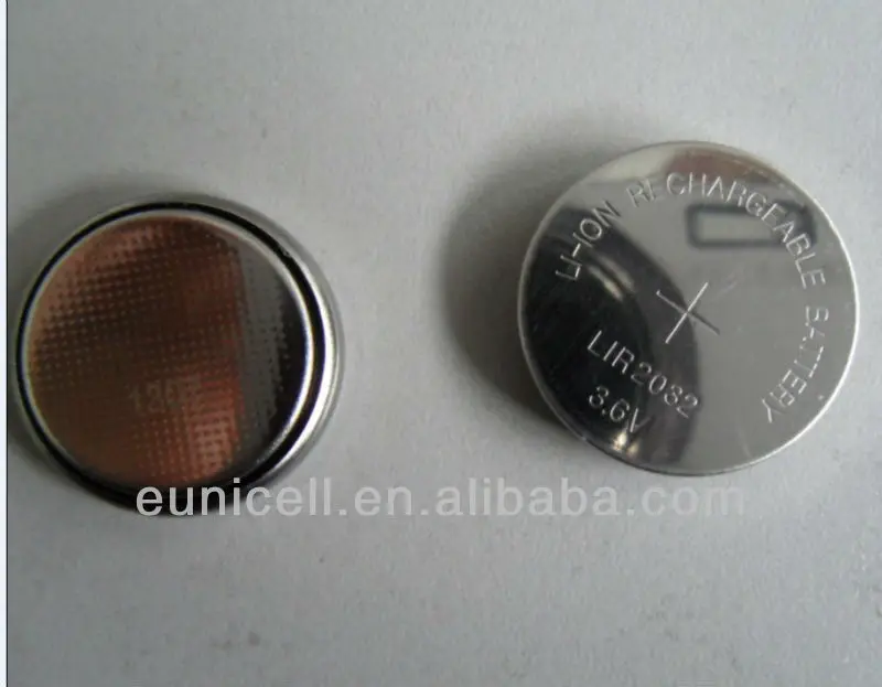 Li-Ion Button Cells 3.6V LIR2032 lir2016 rechargeable battery charger